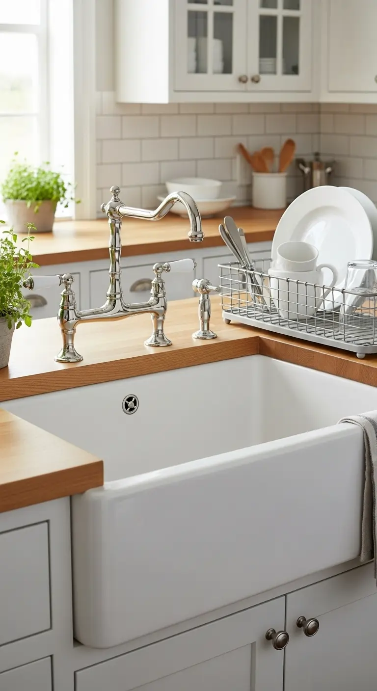 1. Classic Farmhouse Sink