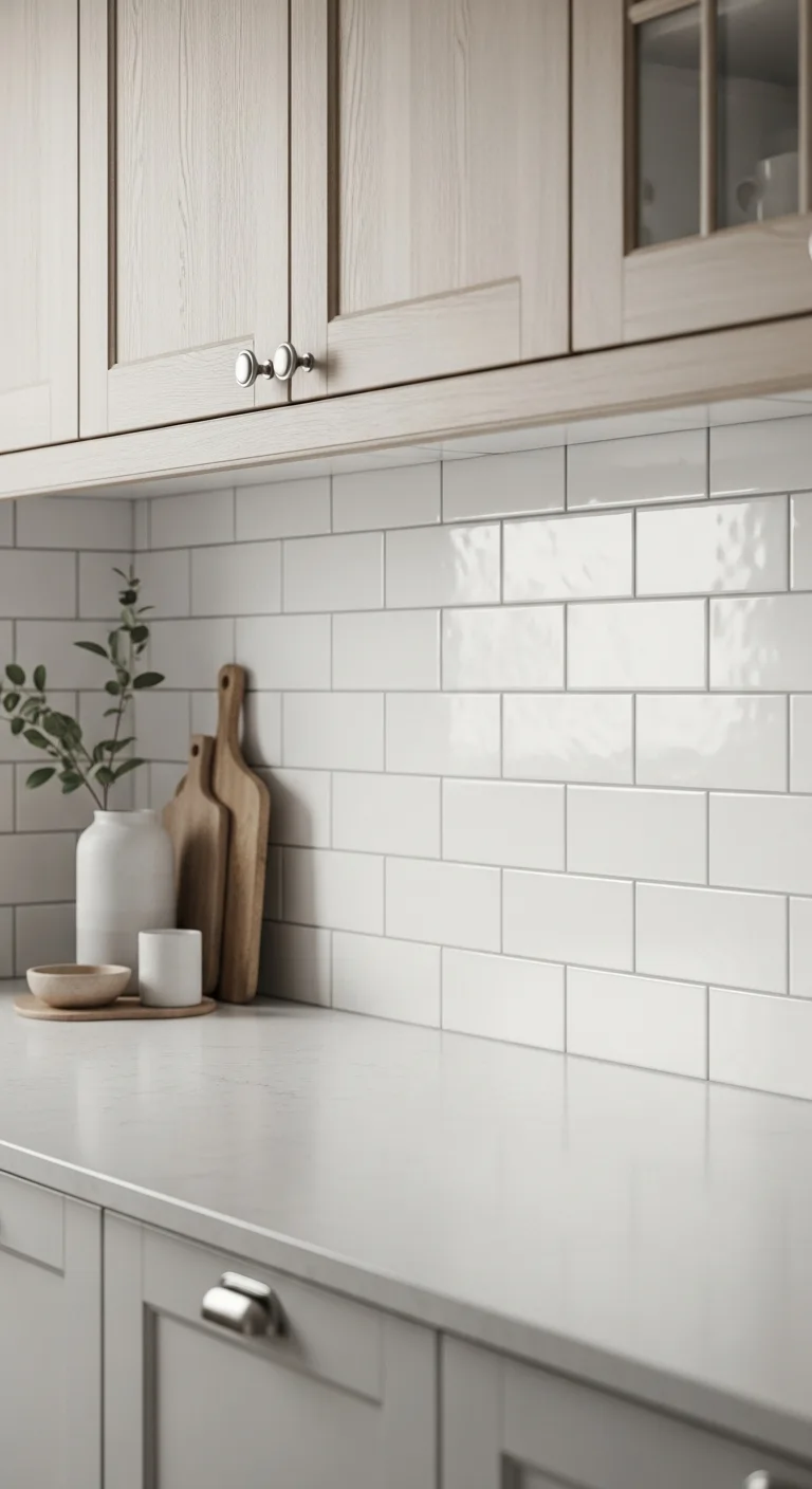 1. Classic White Subway Tiles with Matte Finish