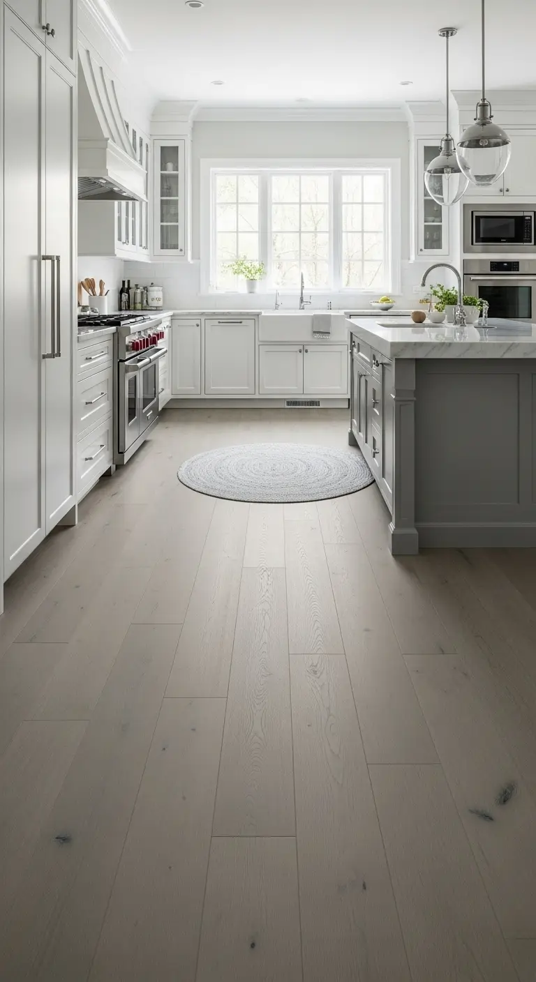 1. Light Ash Gray Hardwood for Timeless Elegance