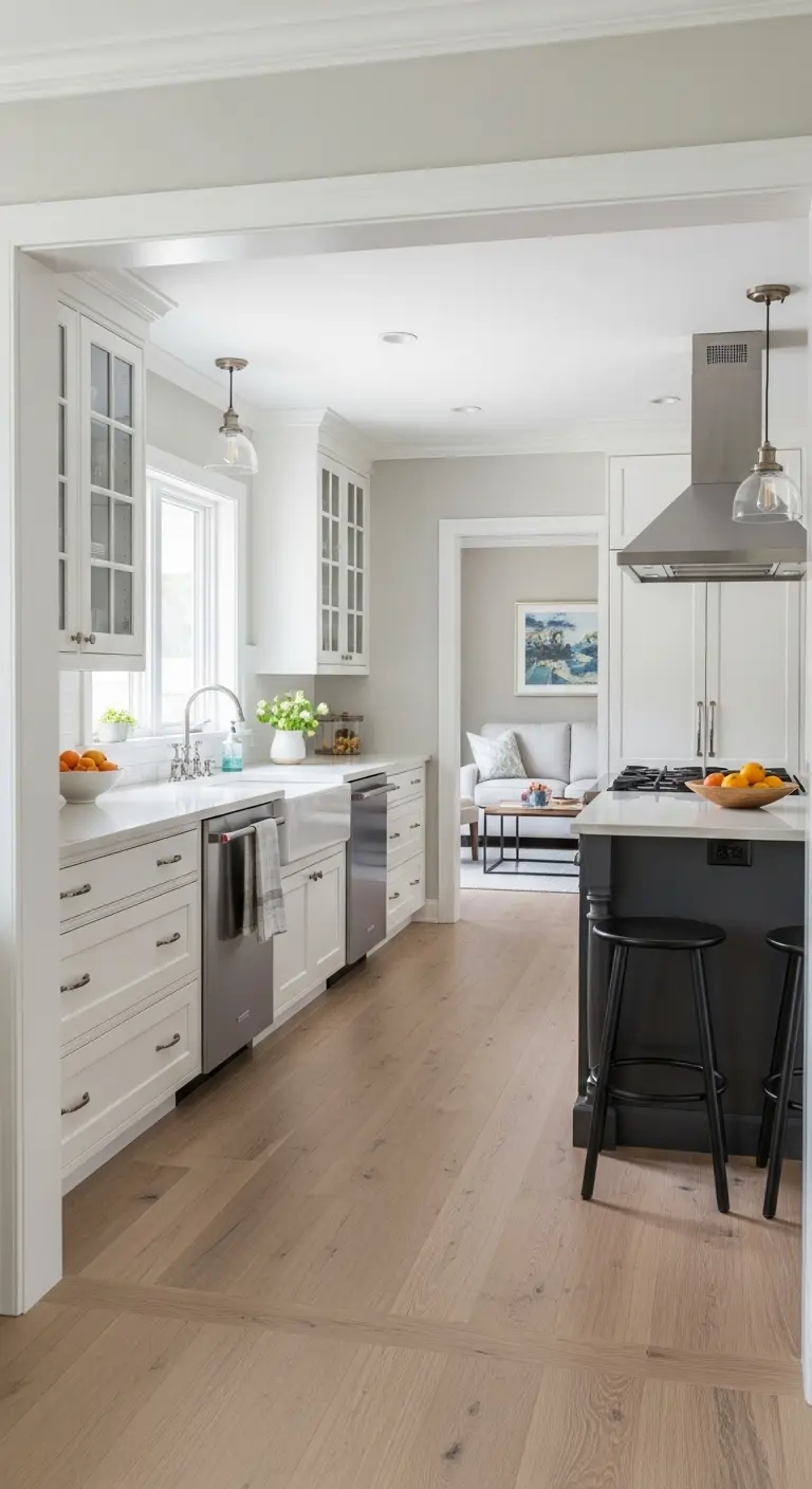 1. Open Up the Space with a Seamless Layout