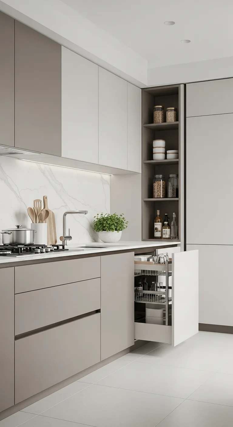 Sleek Minimalist Cabinets