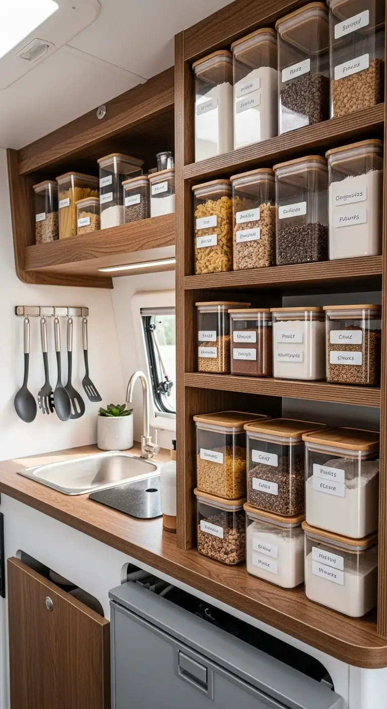 1. Use Stackable Containers for Easy Storage