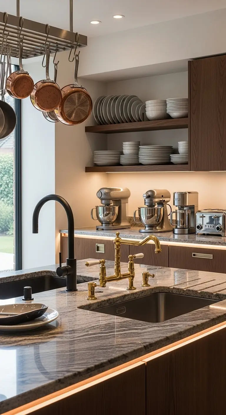 Brass or Matte Black Faucets