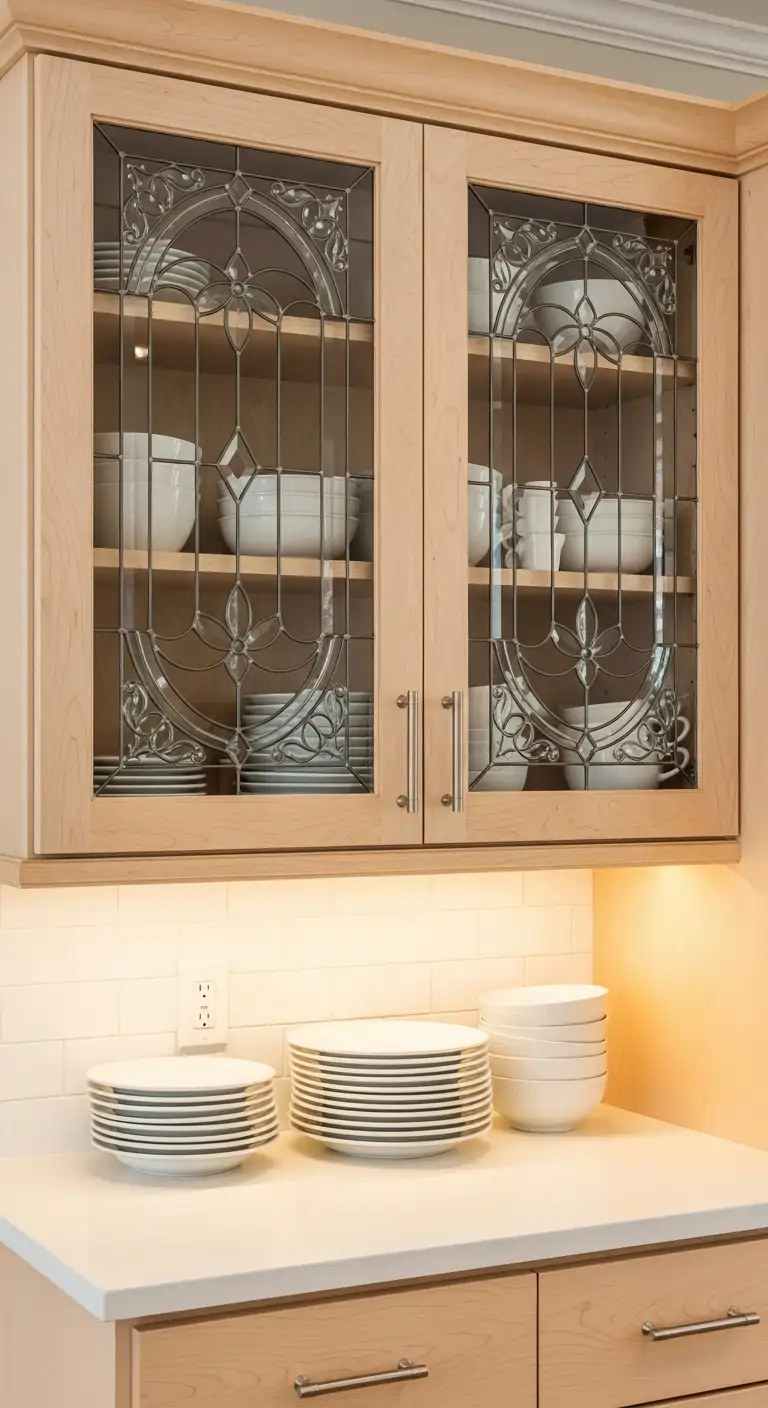 Glass Inserts with Patterns