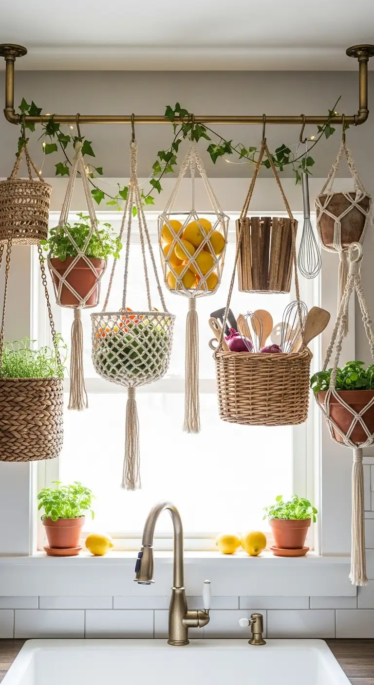 10. Hanging Basket Storage