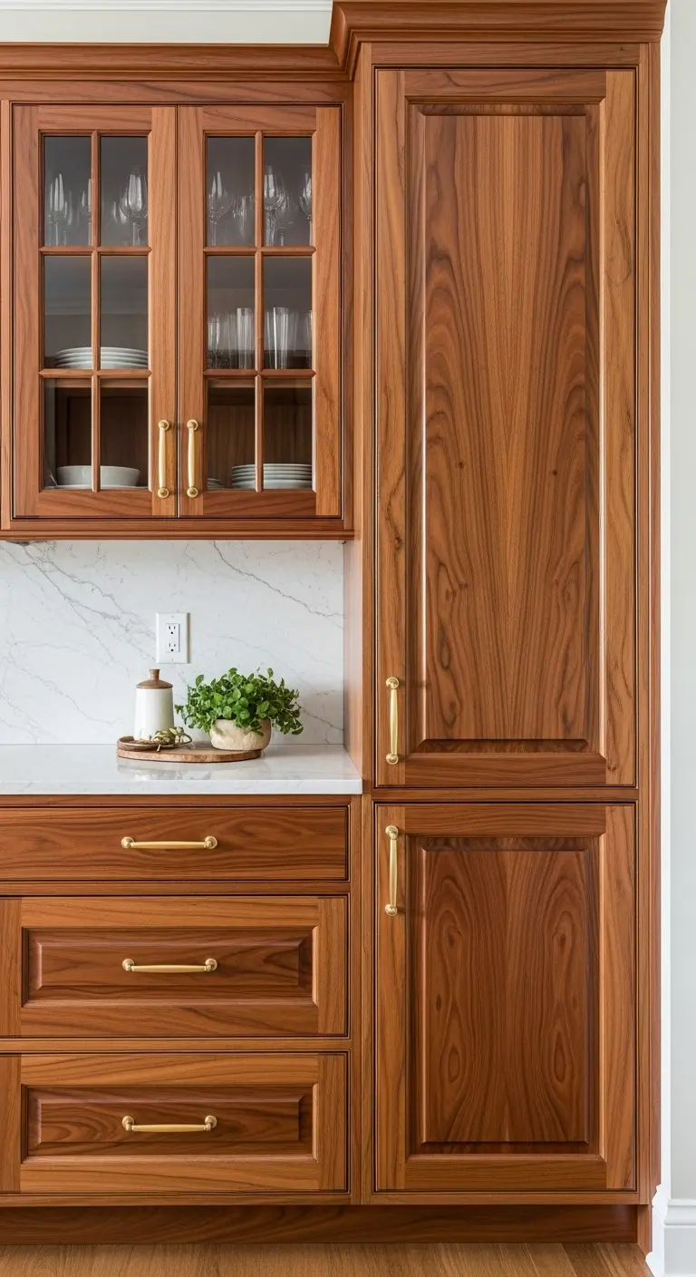 Exotic Wood Cabinets