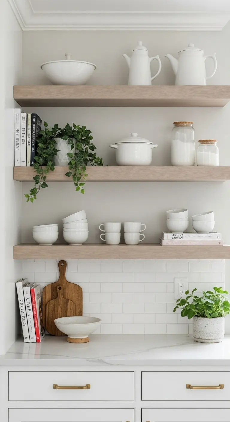 Go for Open Shelving to Showcase Personality