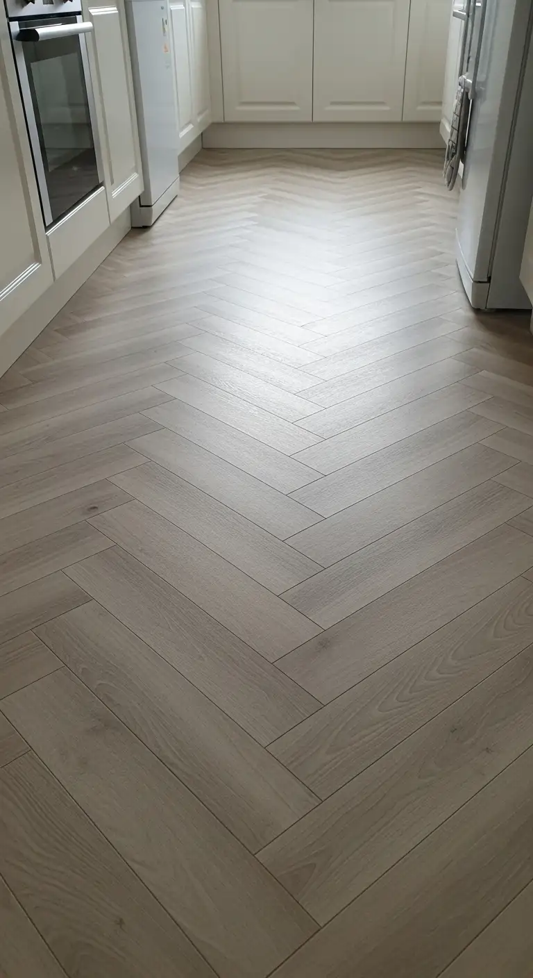 11. Laminate Planks with Herringbone Pattern