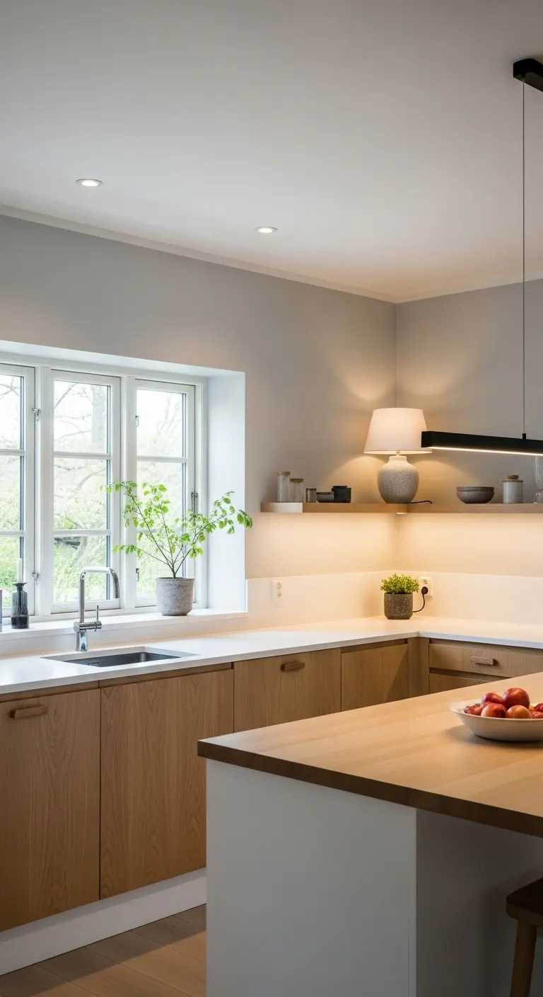 Scandinavian Lighting Layering