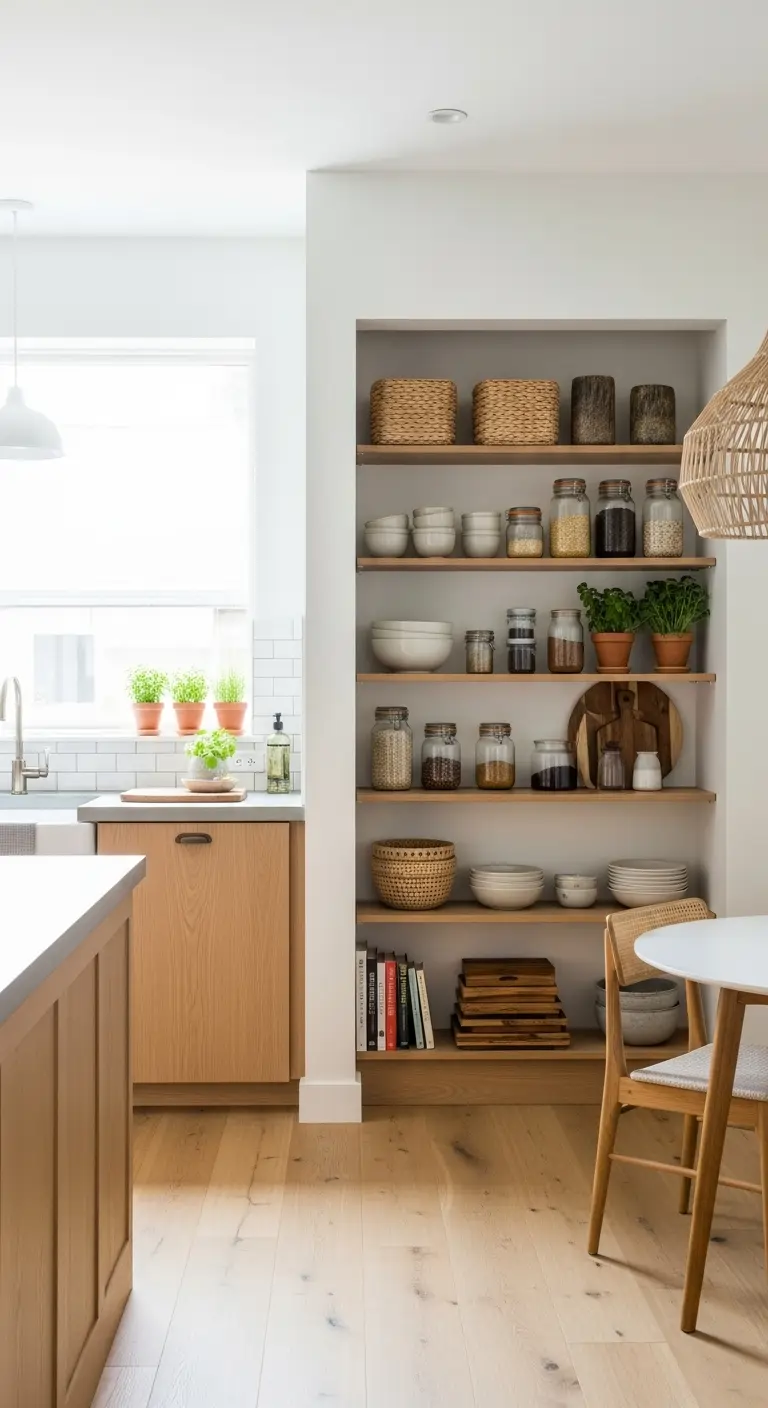 Scandinavian Open Pantry Concept