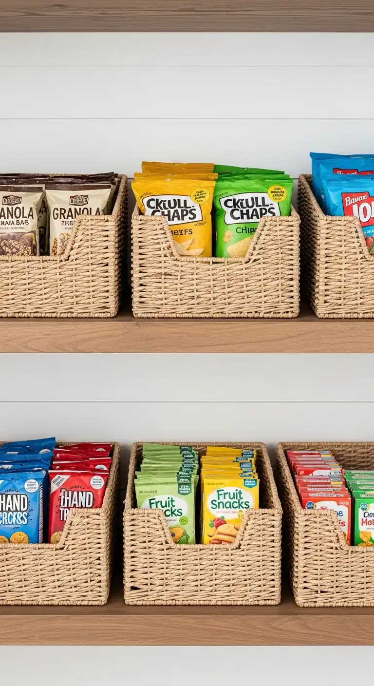 11. Sort Snacks in Separate Baskets