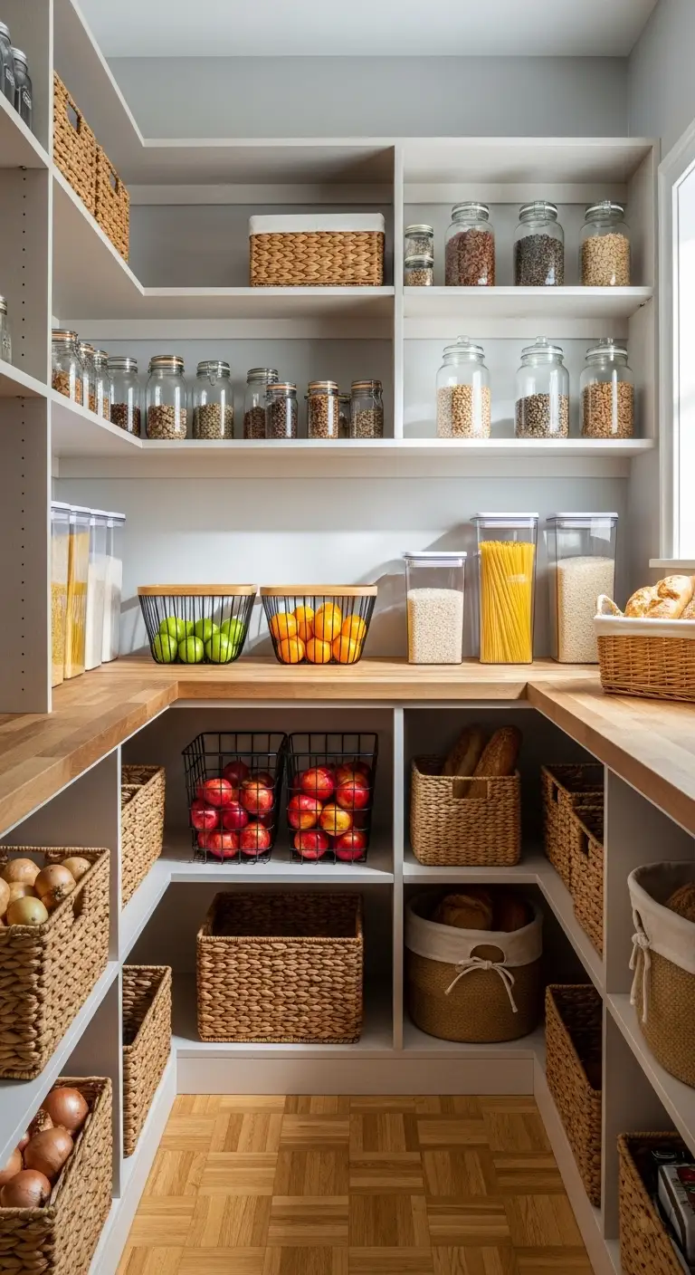 12. Basket Storage for Bulk Items