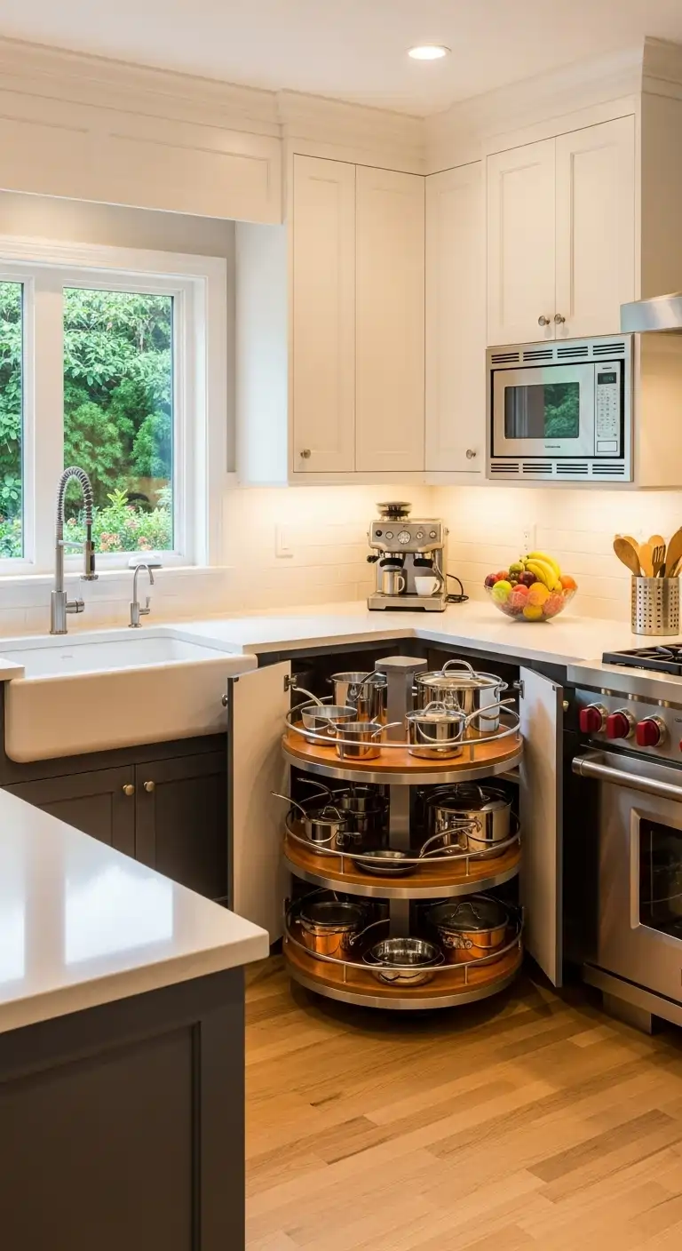 Corner Carousel Cabinets