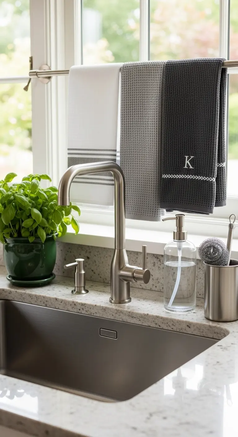 12. Elegant Dish Towels