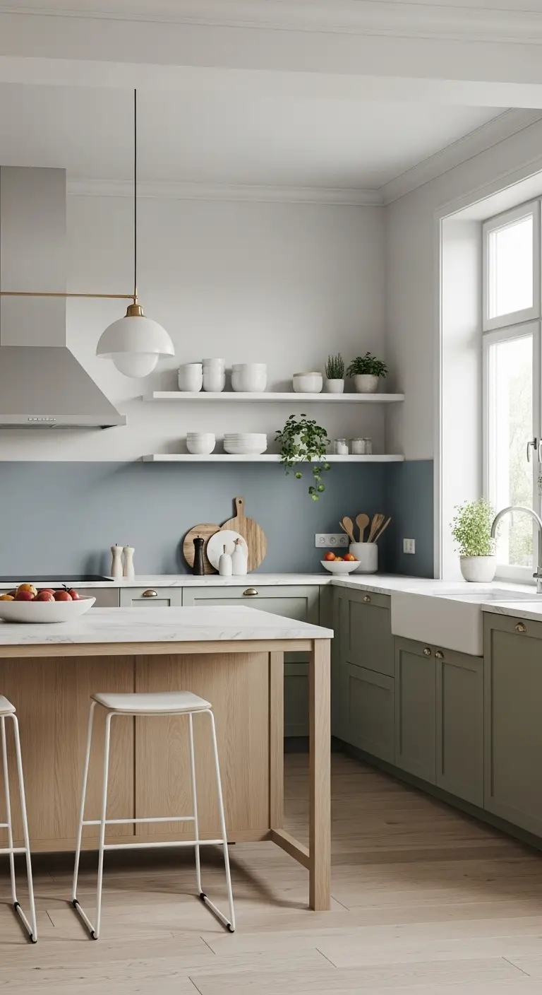 Neutral Wall Colors with Accent Hues