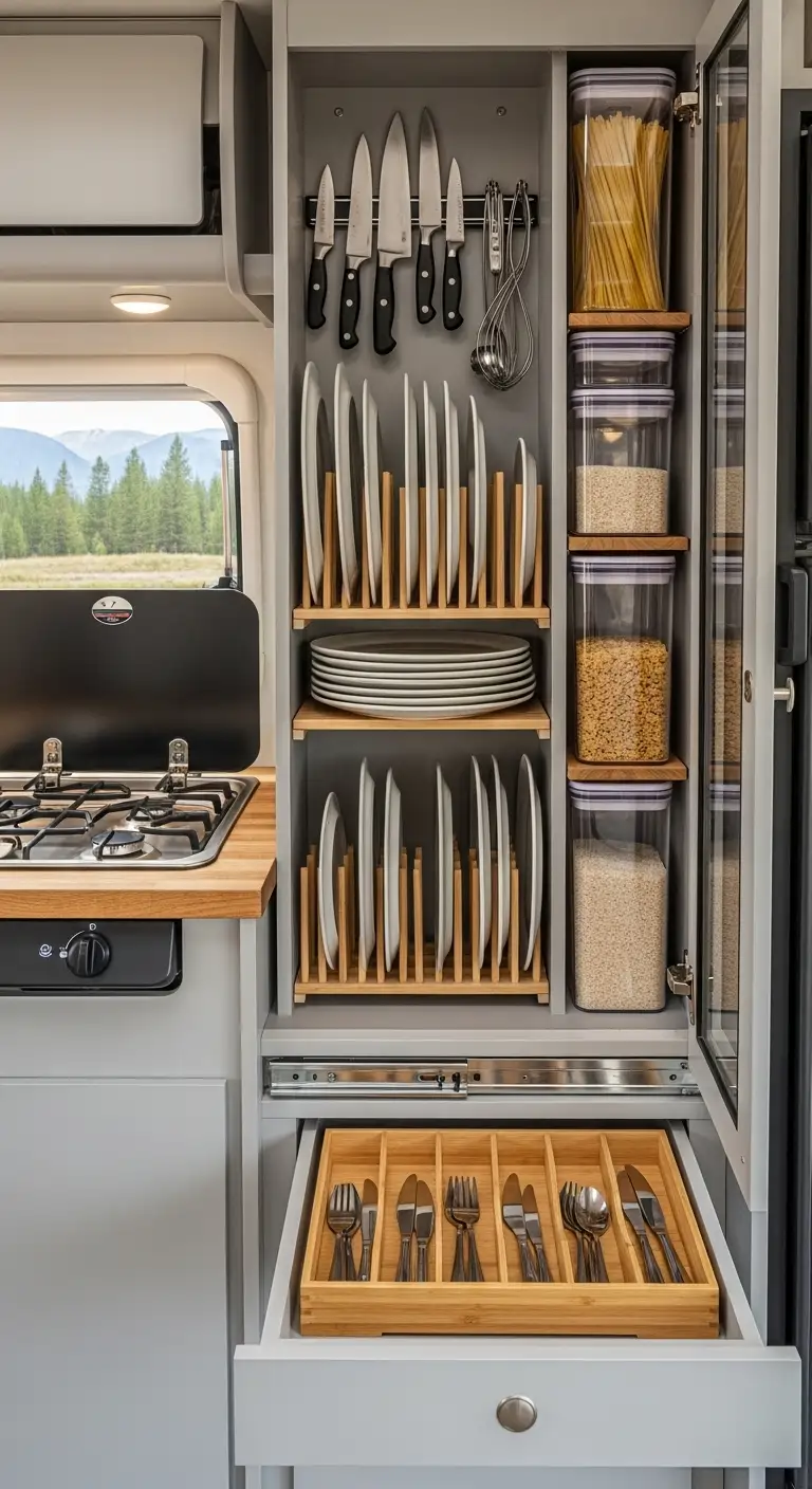 12. Store Plates Vertically