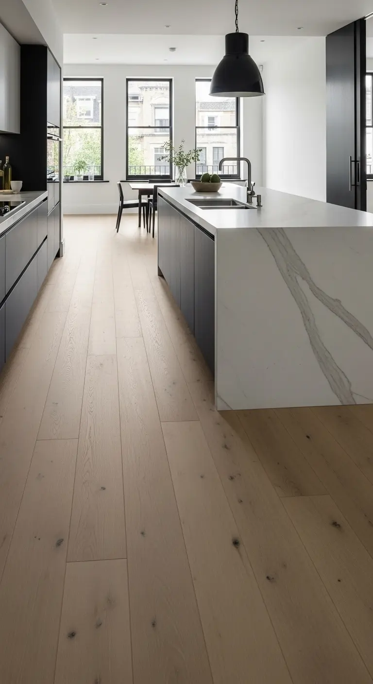 12. Whitewashed Coastal Elegance