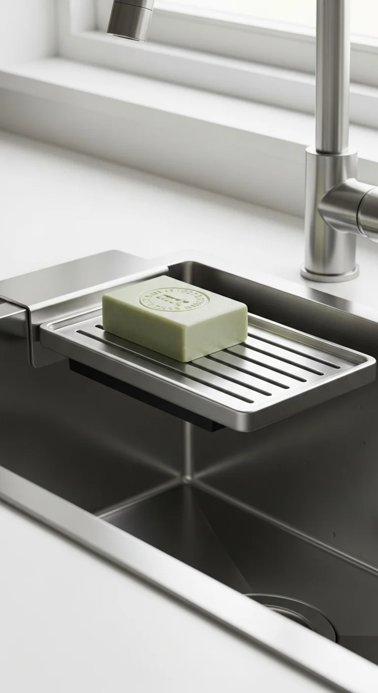 13. Magnetic Soap Tray