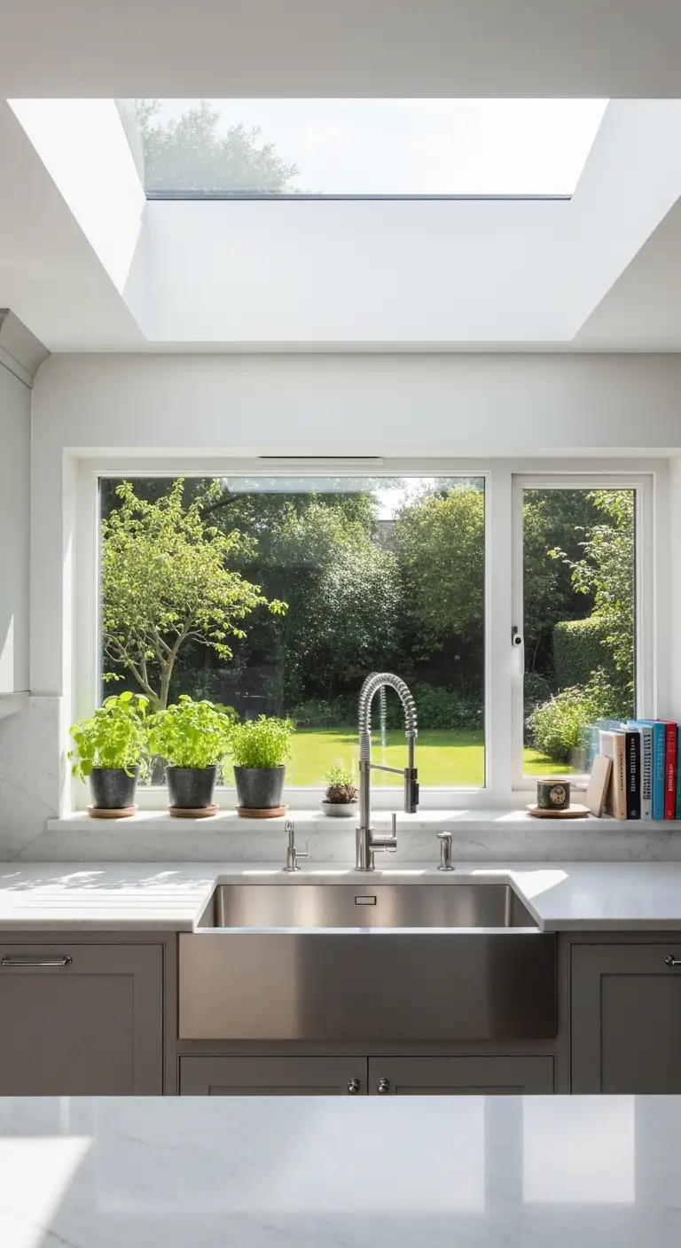 13. Skylight Above the Sink