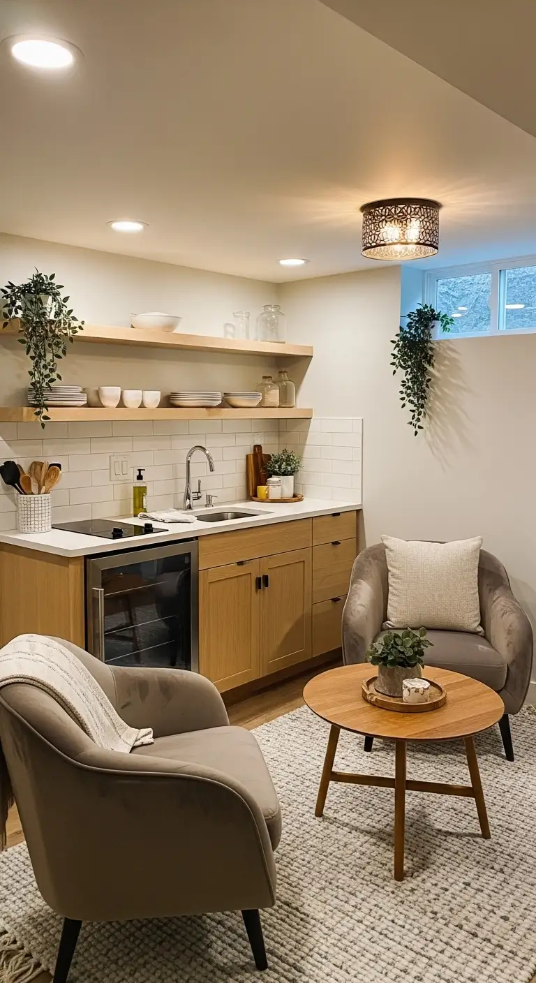 Small Seating Zone for Casual Comfort