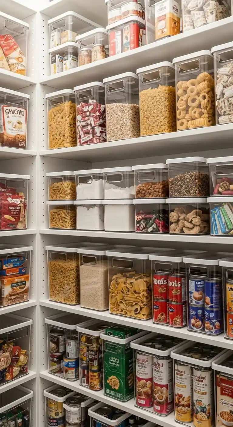 13. Stack Bins for Extra Storage