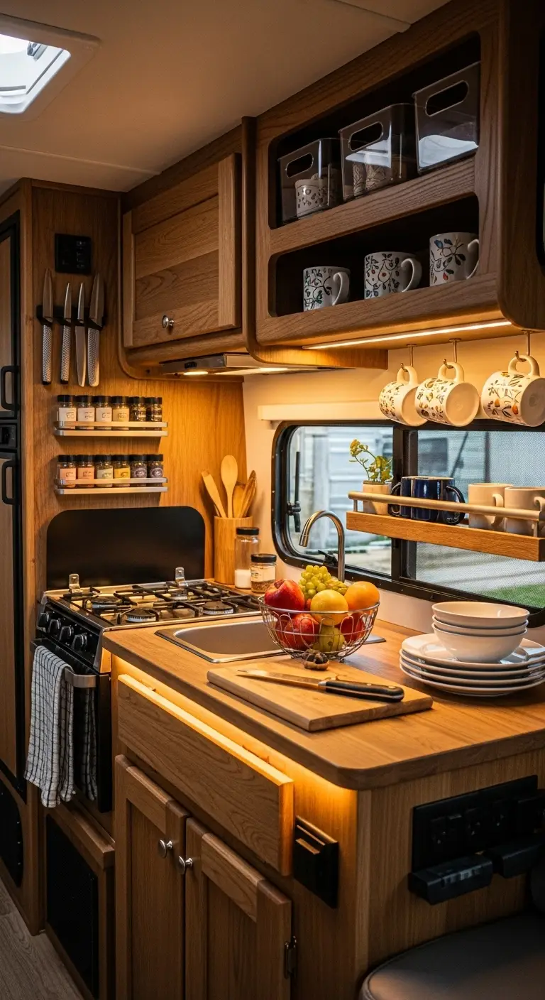 14. Add Lighting Under Cabinets