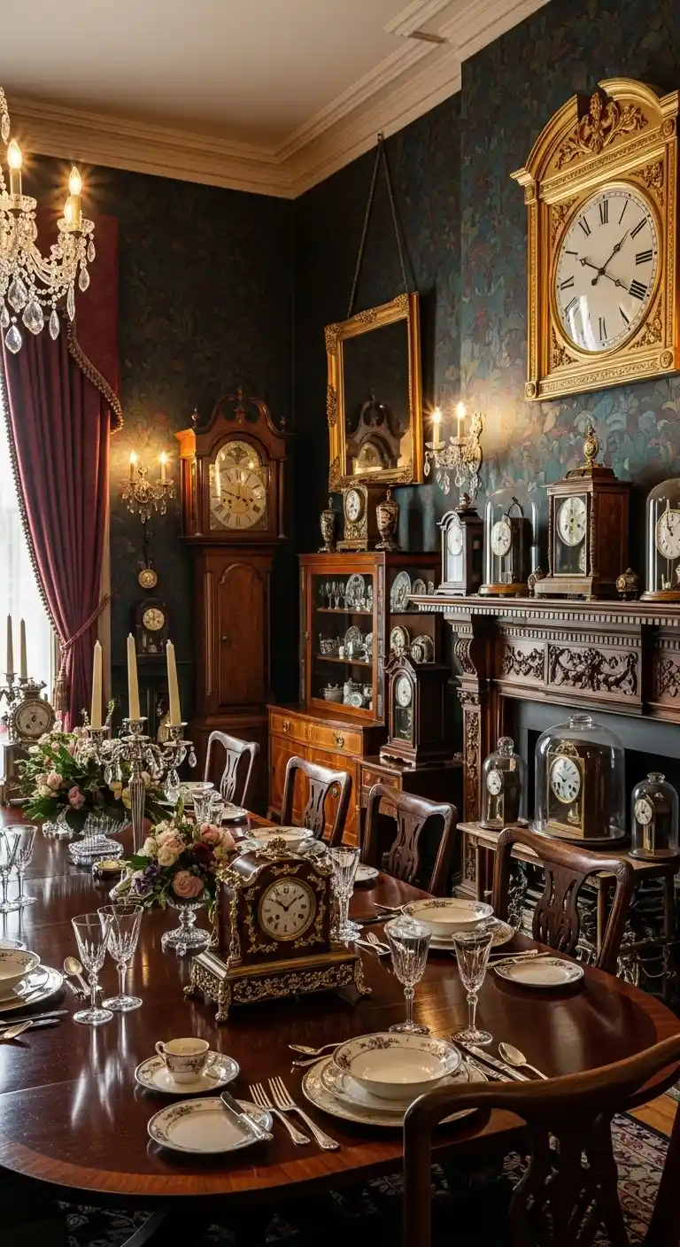 14. Antique Clocks for Timeless Charm