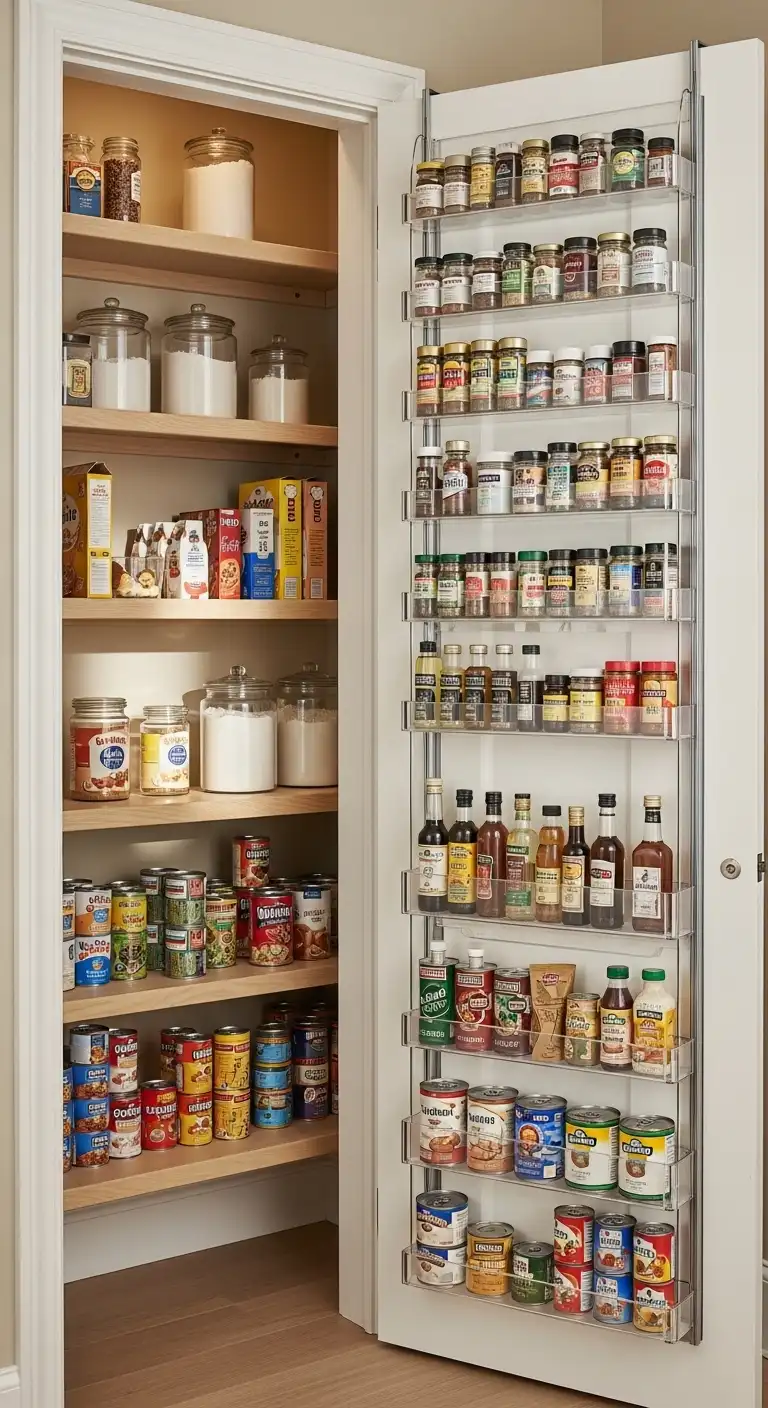 14. Install Door-Mounted Storage