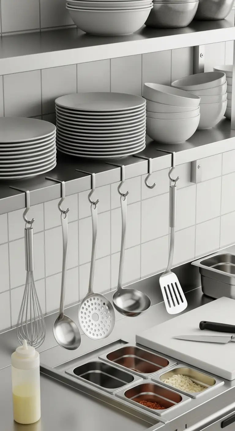 14. Install Under-Shelf Hooks