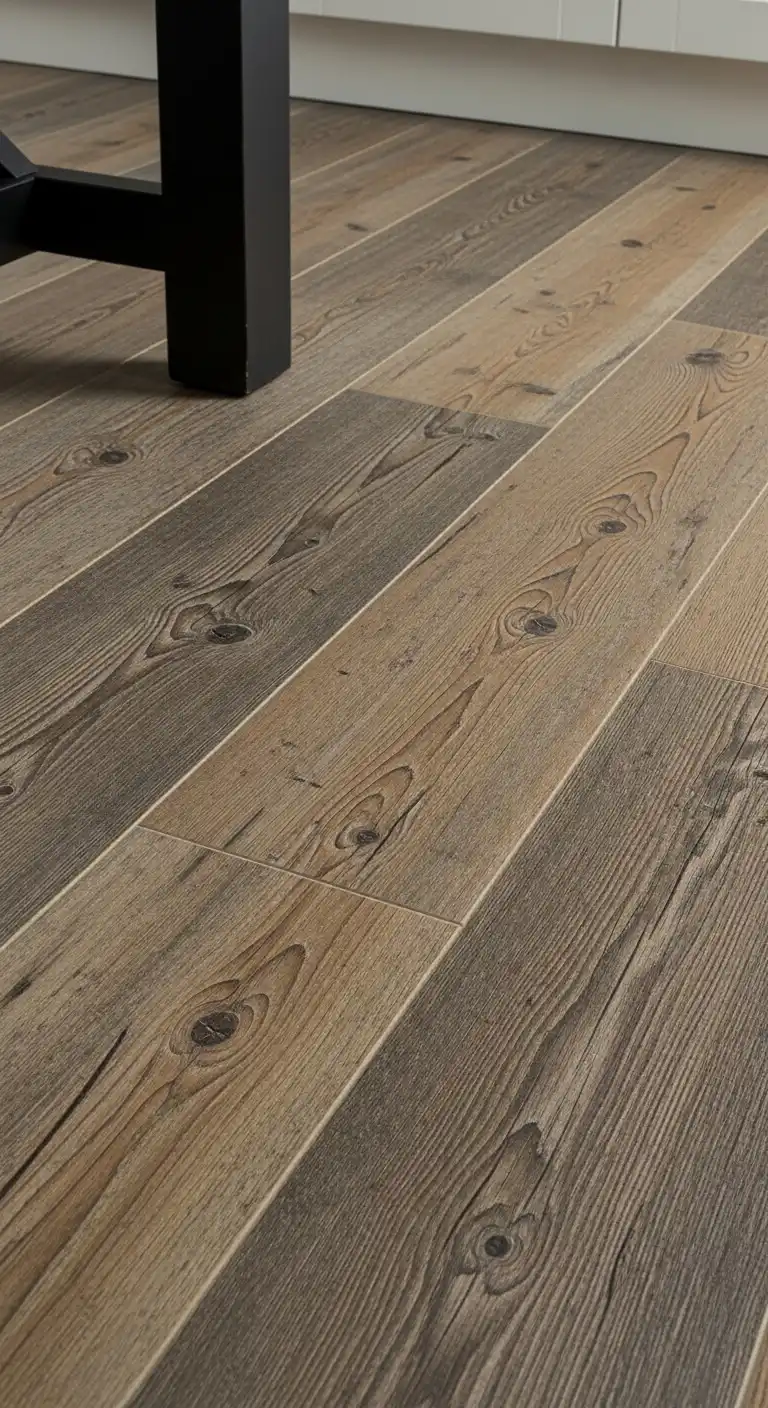 14. Laminate with Rustic Wood Look