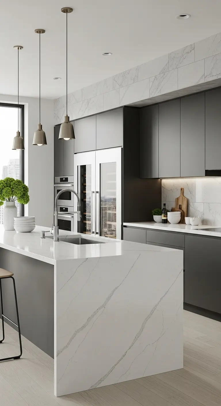 Marble and Quartz Accents