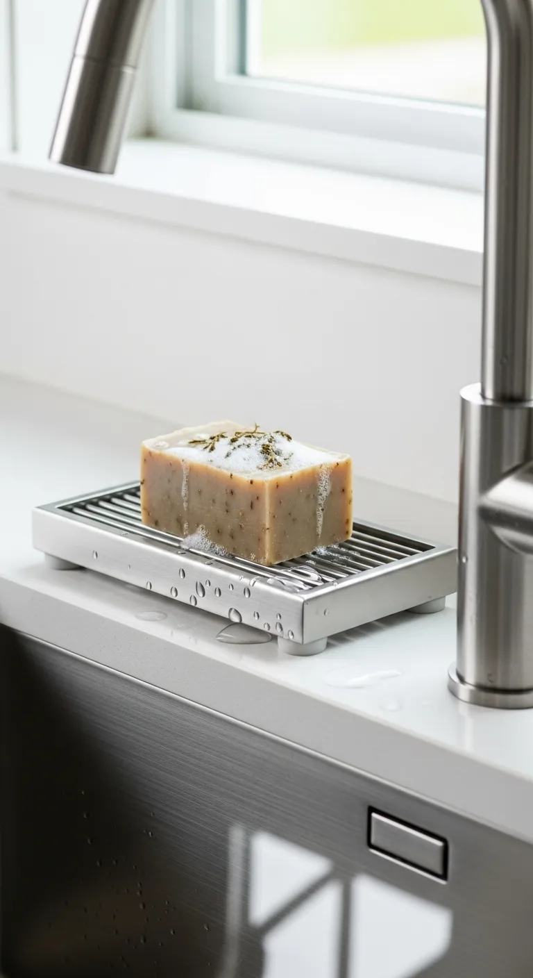 14. Soap Tray with Drainage Holes