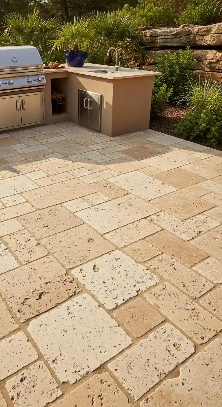 14. Travertine Tiles