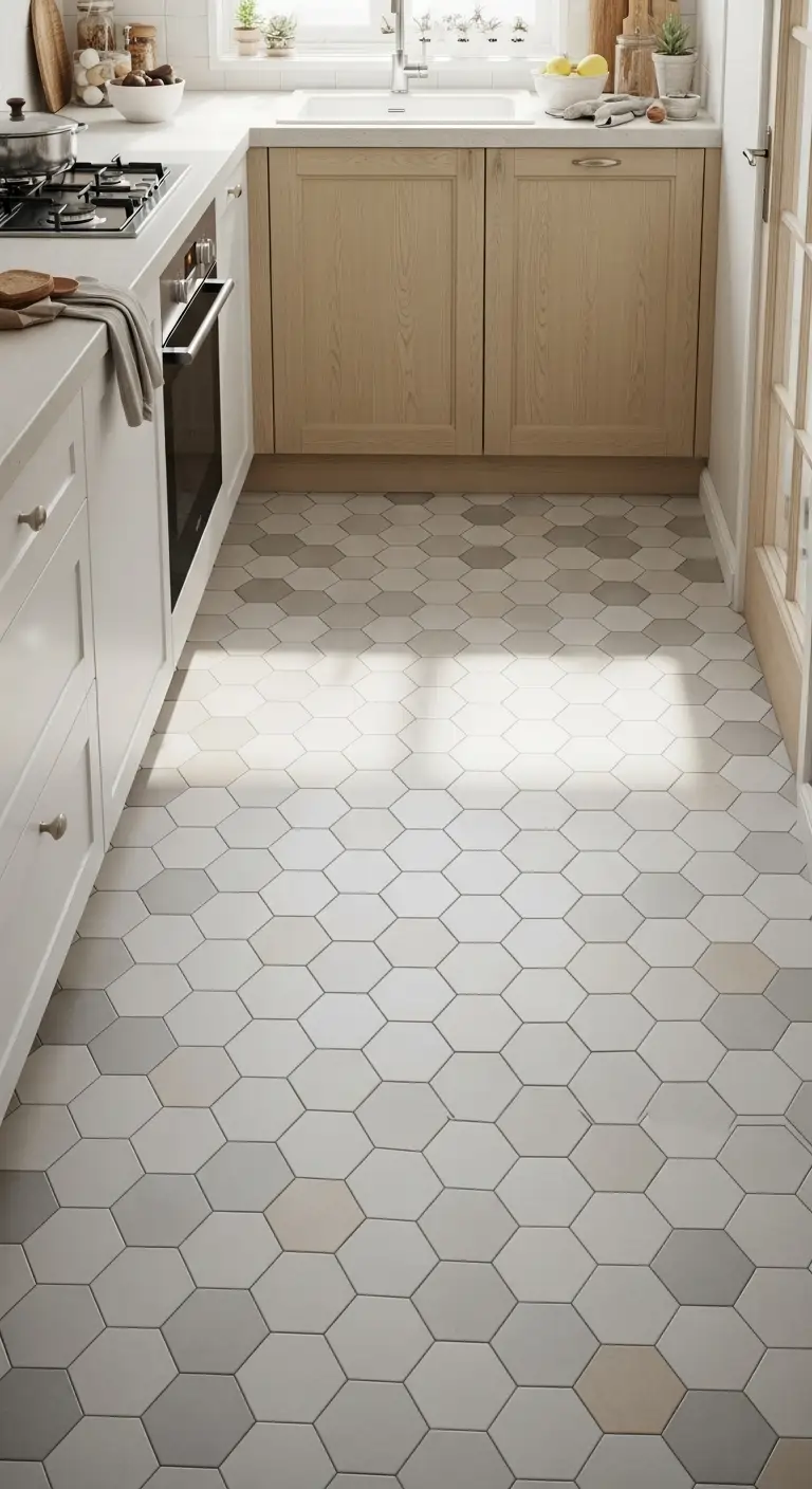 15. Hexagon Pattern Tiles