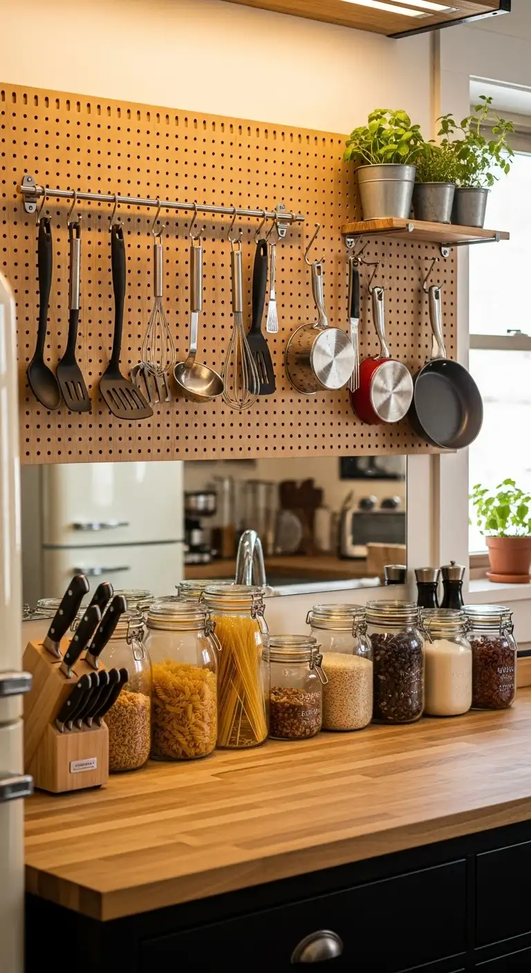 15. Implement a Pegboard for Tools