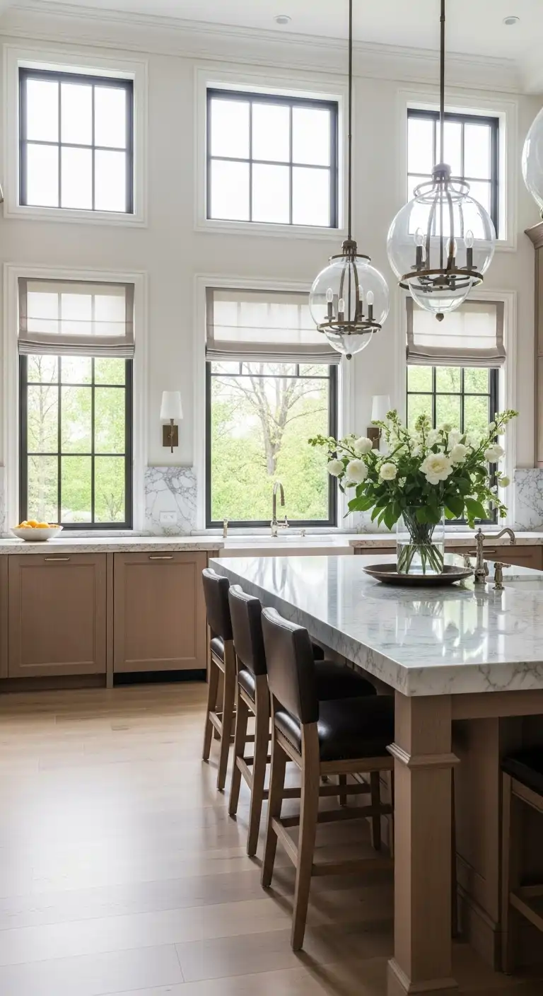 Large Windows and Natural Light