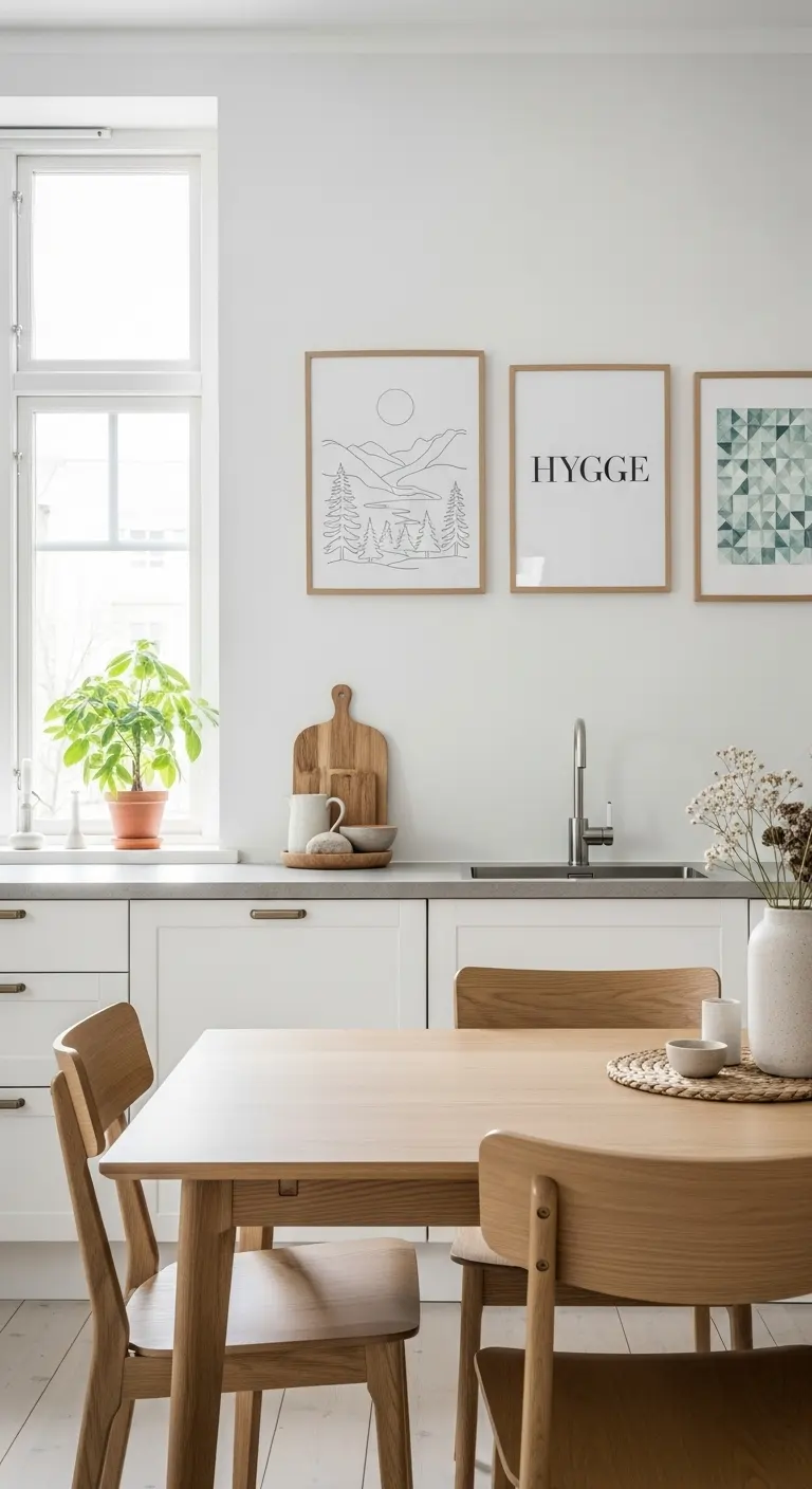 Scandinavian Kitchen Wall Art