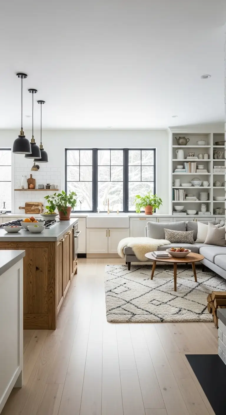 Scandinavian Open Concept Layouts