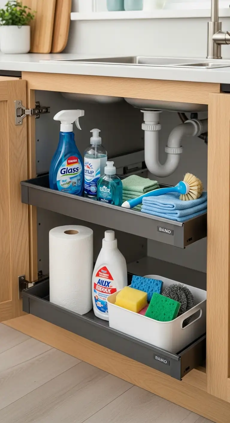 15. Under-Sink Pull-Out Trays