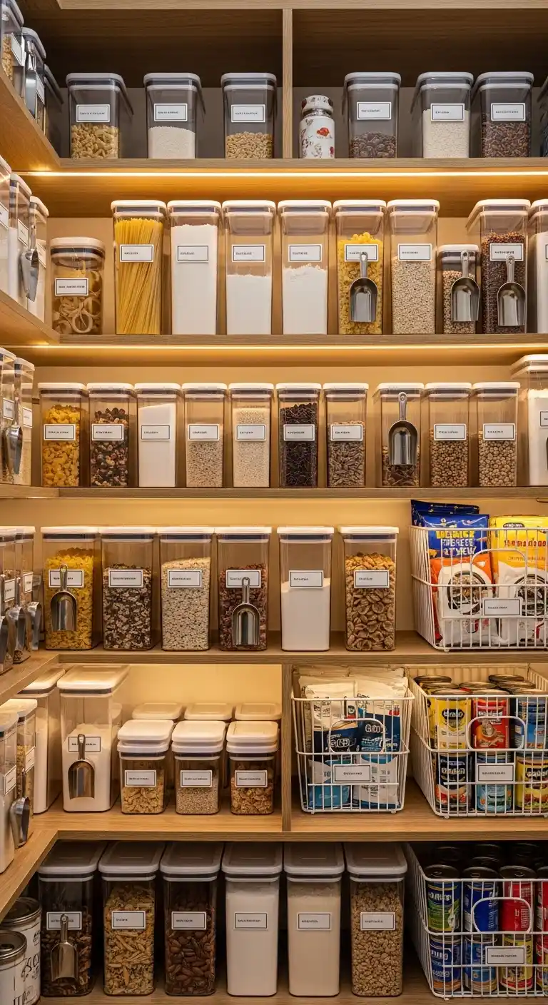 15. Use Airtight Containers for Dry Goods