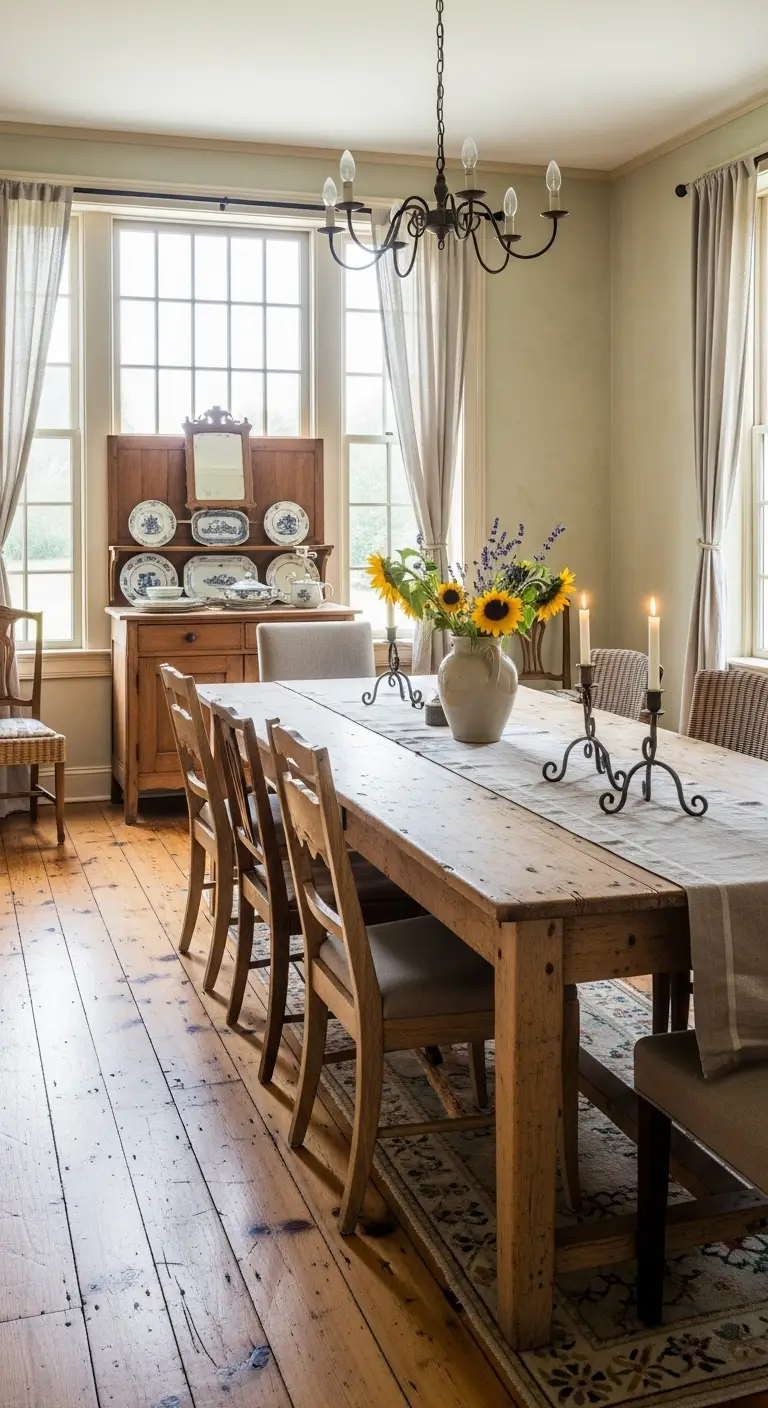 15. Worn Wood Flooring