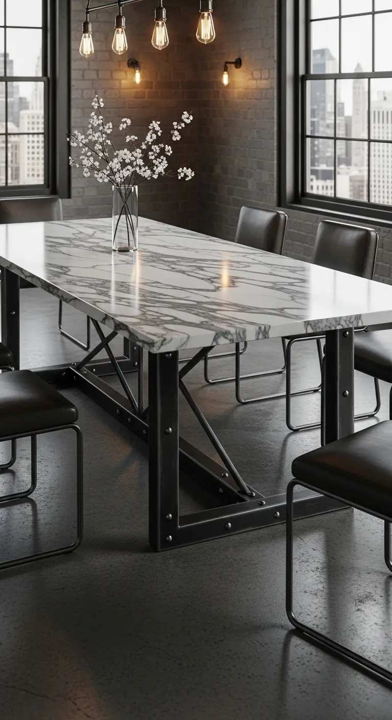 16. Industrial Touch with Iron Framework