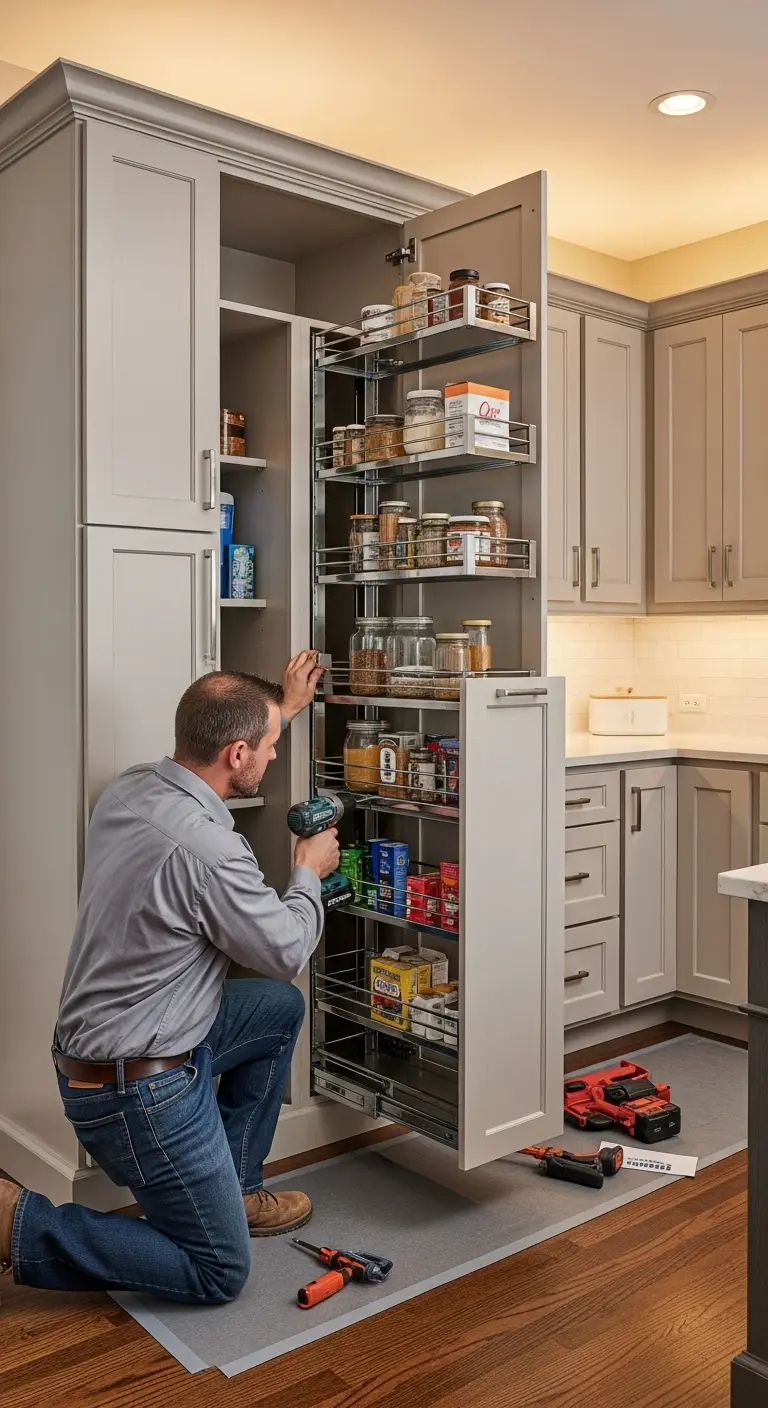Pull-Out Pantry Shelves