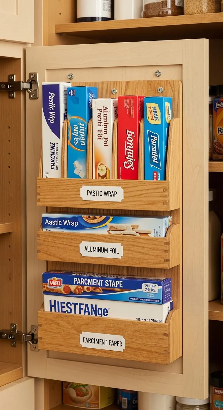 16. Store Plastic Wraps and Foils in a Holder