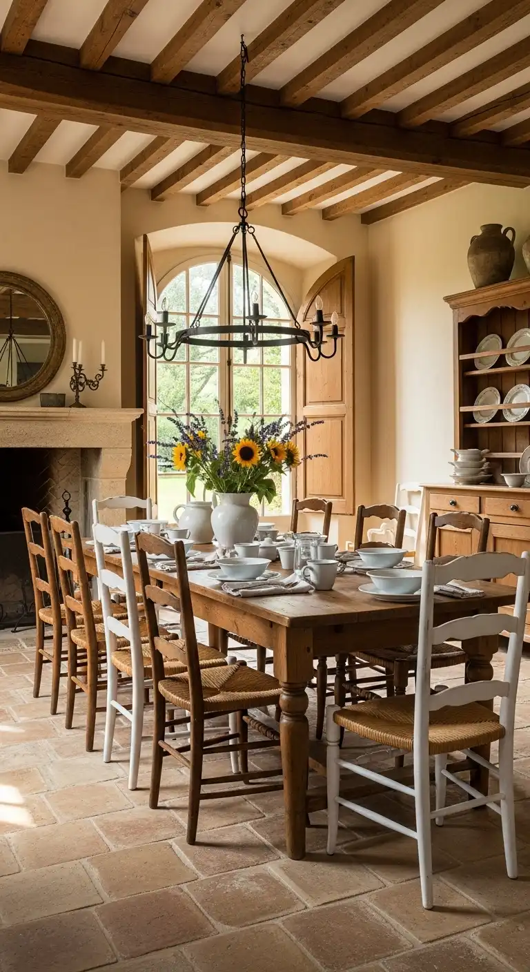 17. Farmhouse Style Chairs