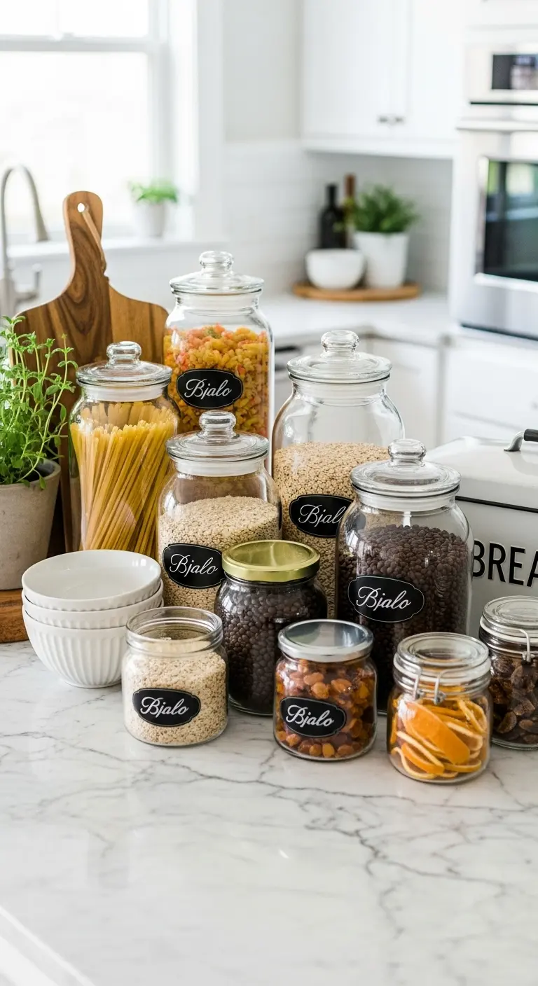 Glass Jars for Dry Goods