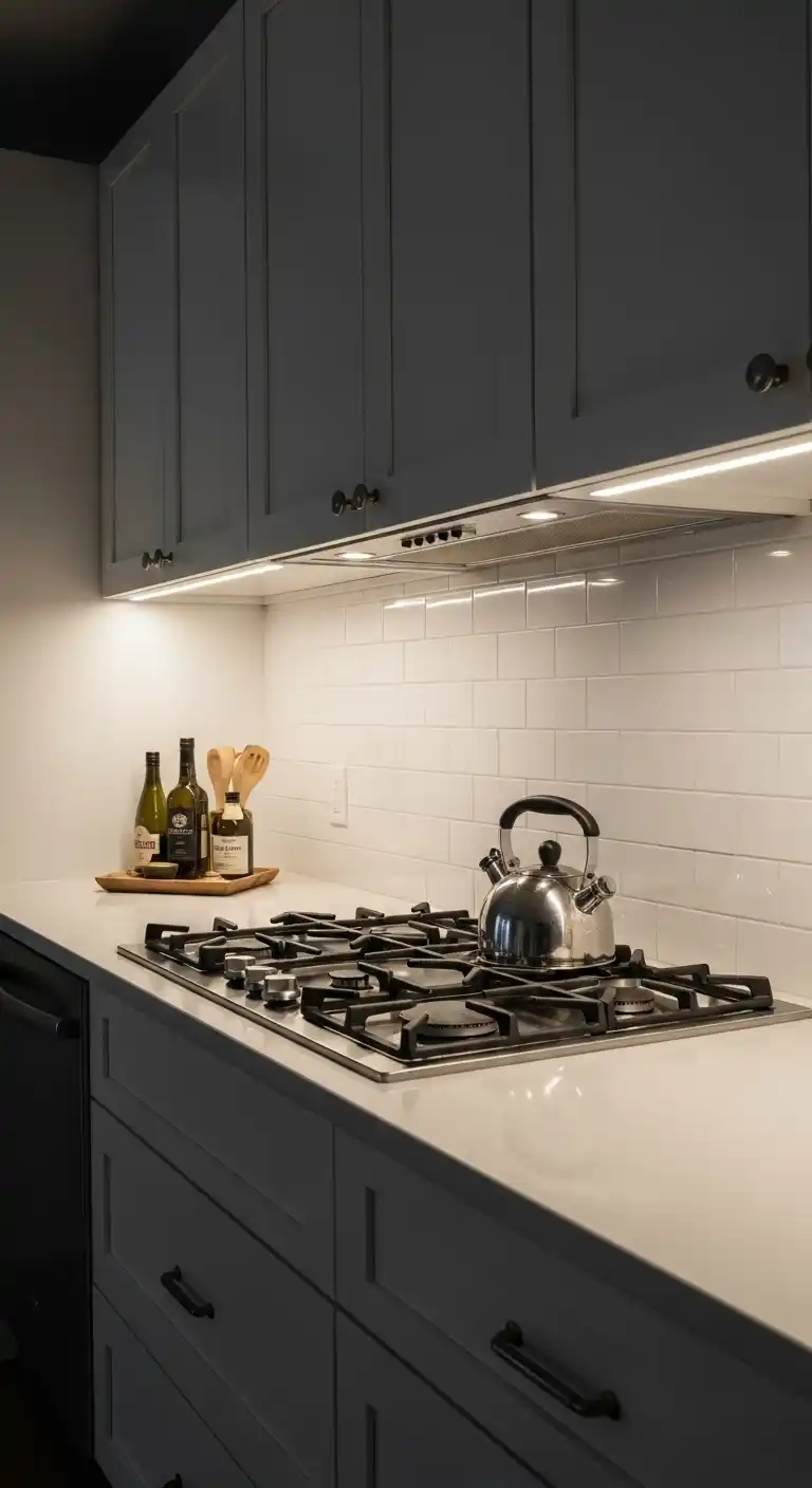 17. Install Under-Cabinet Lighting