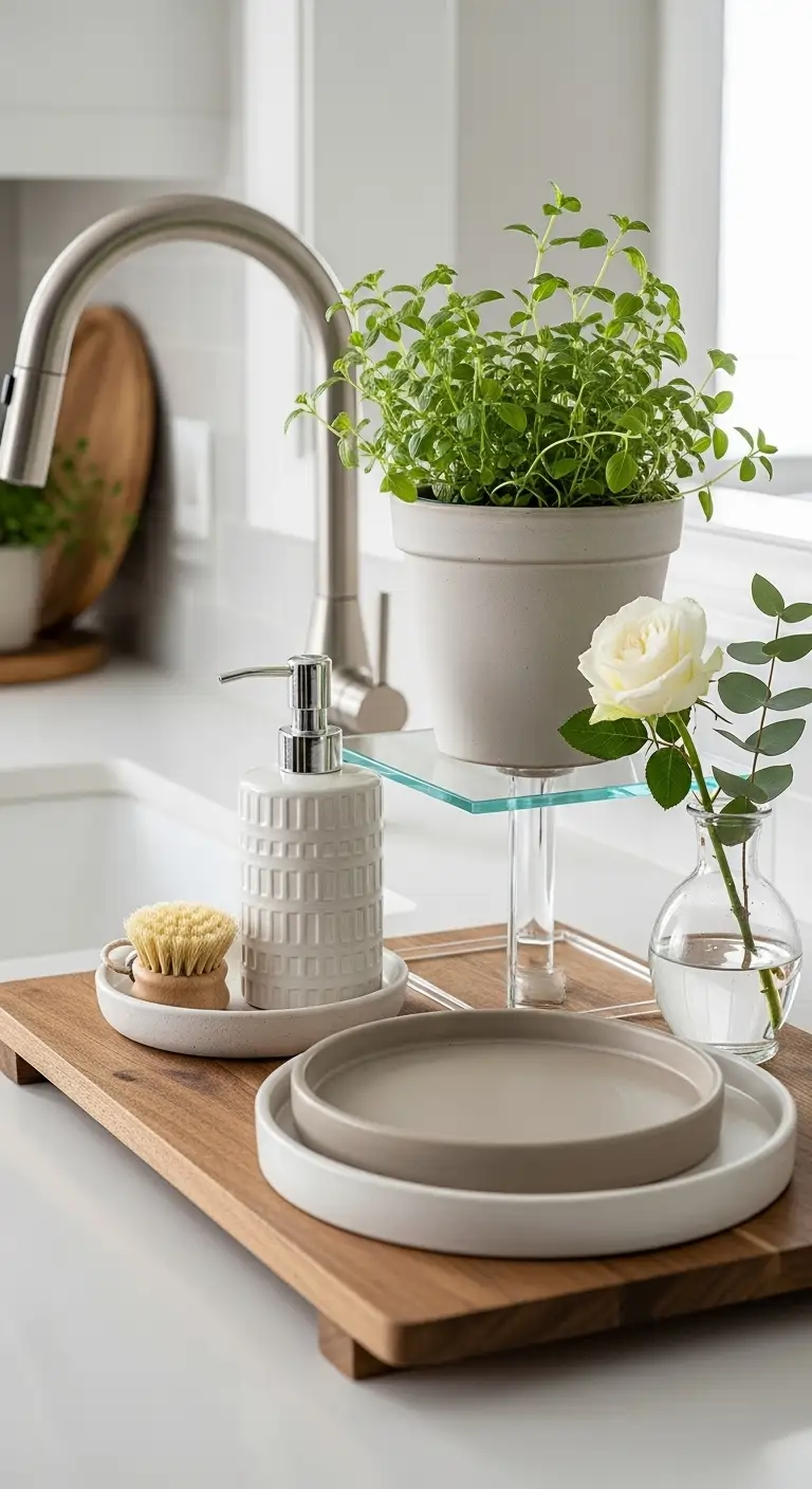 17. Layered Trays and Risers