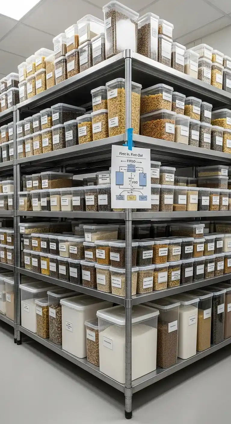 17. Optimize Dry Storage Shelves