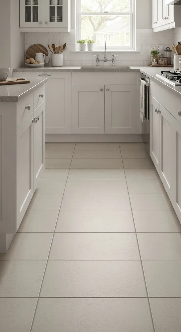 17. Soft Beige Porcelain Tiles